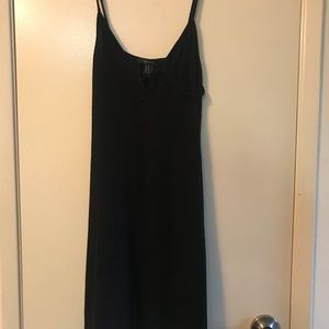 Black midi dress